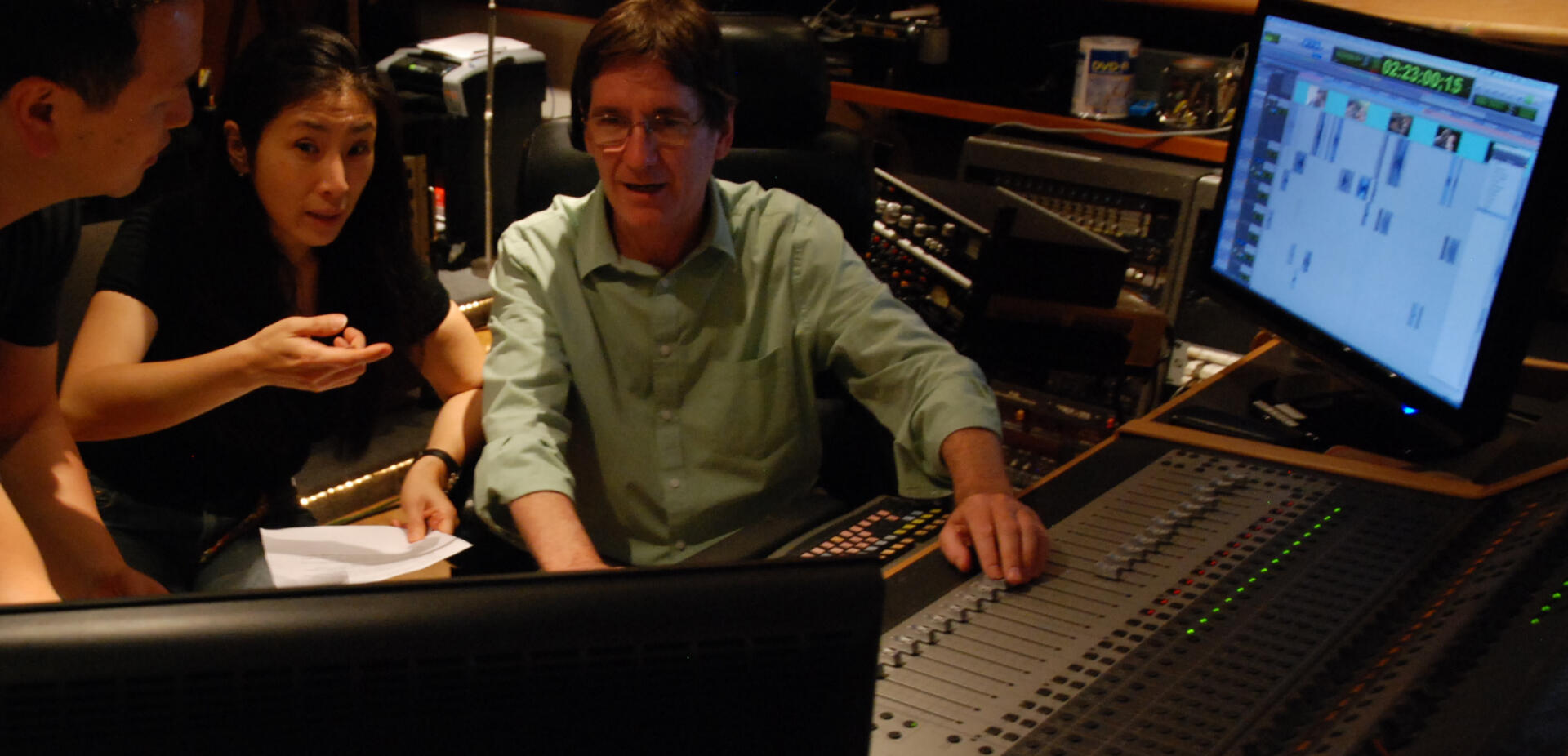 In studio and narration for California Courts